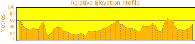 Coogee to Malabar Beach Loop Elevation Profile